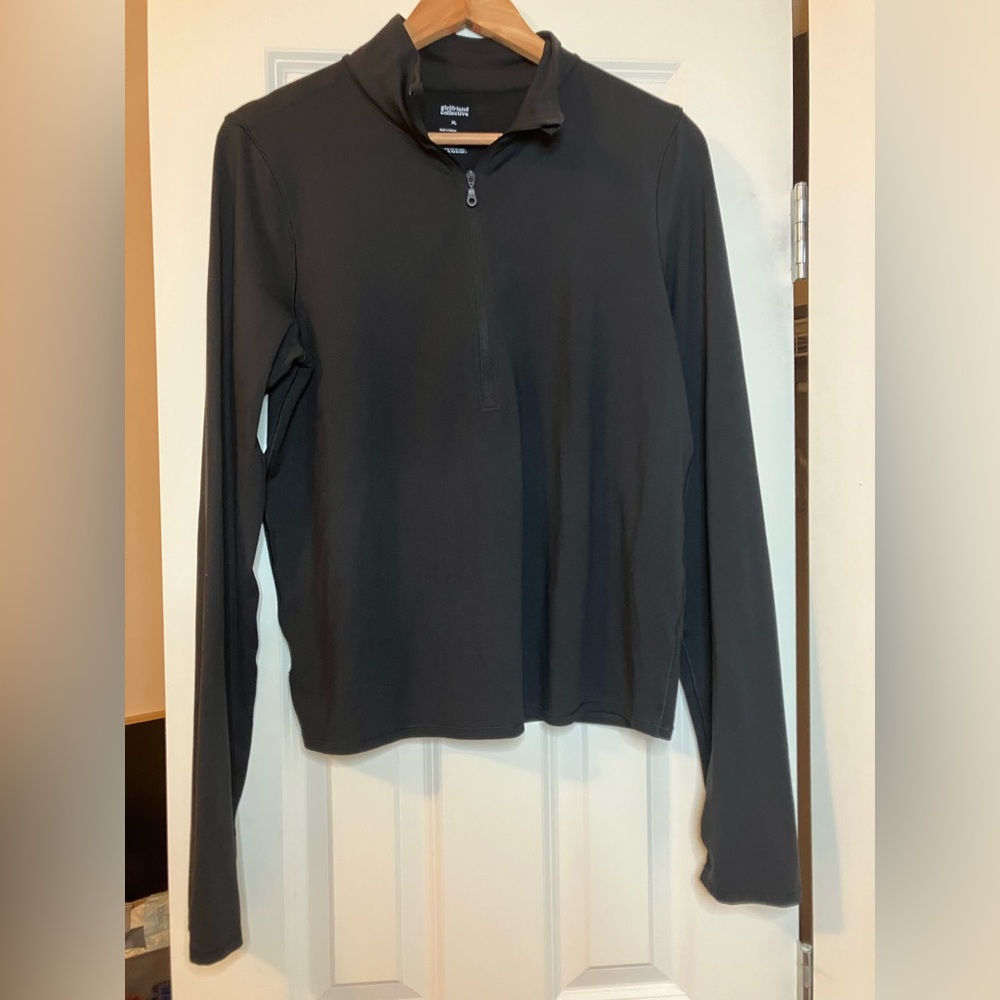 girlfriend collective long sleeve black XL